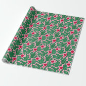 Papier Cadeau Love Cactus Motif (Déroulé)