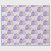 Papier Cadeau Love Cats sur Terrazzo (Plat)