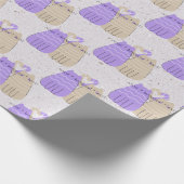 Papier Cadeau Love Cats sur Terrazzo (Coin)