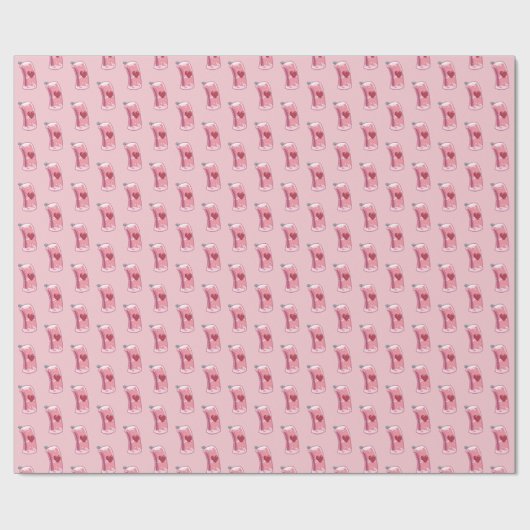 Papier Cadeau Love cola (Plat)