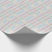 Papier Cadeau LOVE est LOVE égalité citation dans les couleurs a (Coin)