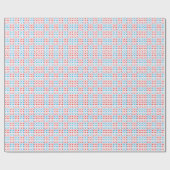 Papier Cadeau LOVE est une citation LOVE en rouge et bleu (Plat)