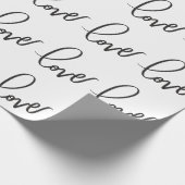 Papier Cadeau Love HandLettering Calligraphy (Coin)