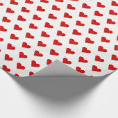 Papier Cadeau Love Heart Origami Vector Motif Valentine (Coin)