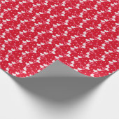 Papier Cadeau Love Hearts Doddles, Red, Wrapping Paper (Coin)