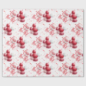 Papier Cadeau Love Is In The Air Wrapping Paper (Plat)