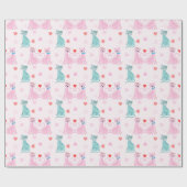 Papier Cadeau Love Kitties (Plat)