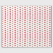 Papier Cadeau LOVE Letters ( L♥VE) Wrapping Paper (Plat)