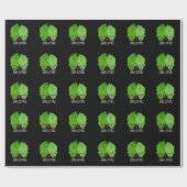 Papier Cadeau Love Lettuce Funny Veggie Pun (Plat)