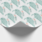 Papier Cadeau Love Manatees (Coin)