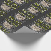 Papier Cadeau Love Math et Chats Mathematicique Nerd (Coin)