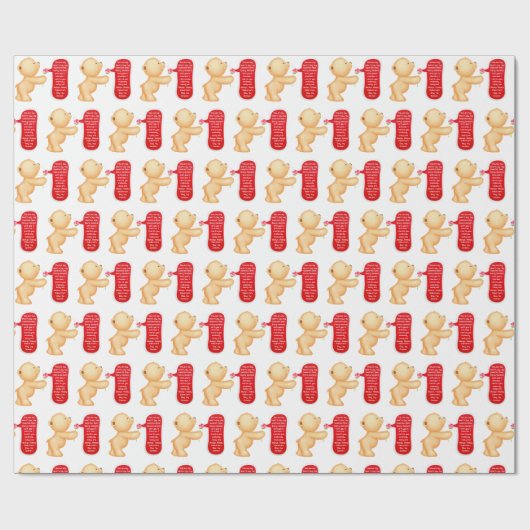 Papier Cadeau Love Notes Valentine’s Wrapping Paper (Plat)