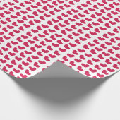 Papier Cadeau Love Pink Love Heart (Coin)