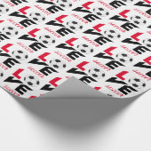 Papier Cadeau Love soccer (Coin)