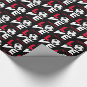 Papier Cadeau Love soccer (Coin)