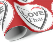 Papier Cadeau Love That Wrapping Paper (Coin rond)