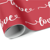 Papier Cadeau Love Valentine's day (Coin rond)