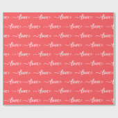 Papier Cadeau Love Valentine's day (Plat)