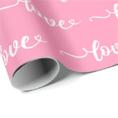 Papier Cadeau Love Valentine's day (Coin rond)