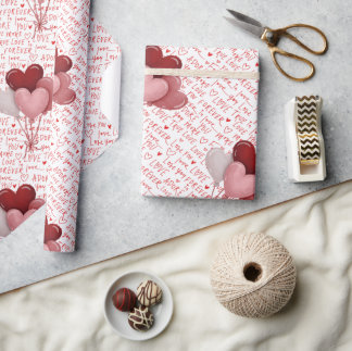 Papier Cadeau Love Vibes Wrapping Paper
