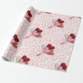 Papier Cadeau Love Vibes Wrapping Paper (Déroulé)