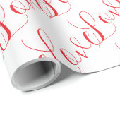 Papier Cadeau Love Wrapping Paper (Coin rond)