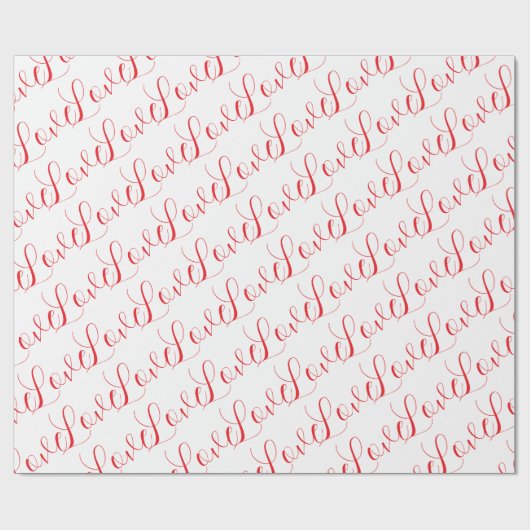 Papier Cadeau Love Wrapping Paper (Plat)