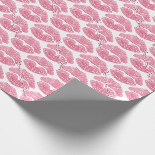Papier Cadeau Love Wrapping Papier Baisers Cadeau personnalisé (Coin)