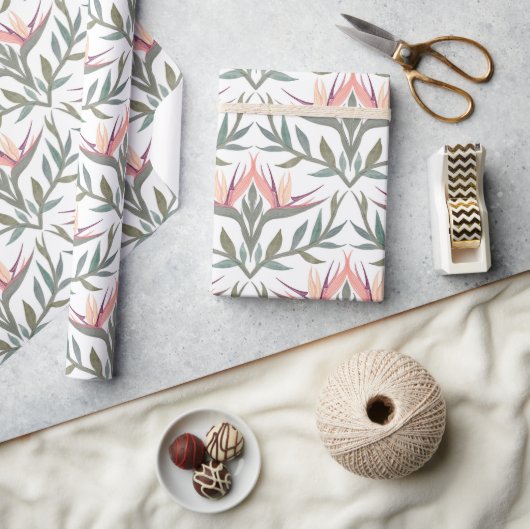 Papier Cadeau Lovebirds in Paradise Wrapper Paper (Artisanat)
