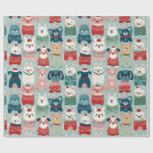 Papier Cadeau lovely animal design (Plat)