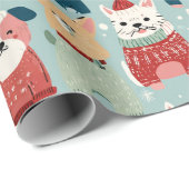 Papier Cadeau lovely animal design (Coin rond)