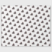 Papier Cadeau Lovely Black Hearts Motif (Plat)