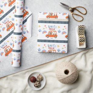 Papier Cadeau Lovely Koala Little Girl Prénom mignon animal