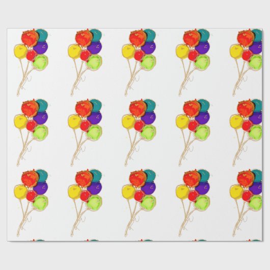 Papier cadeau Lovitude Célébrer un joyeux annivers (Plat)