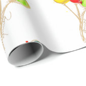 Papier cadeau Lovitude Célébrer un joyeux annivers (Coin rond)