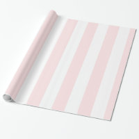 Lt Rose Blanc Extra Large Motif Rayure