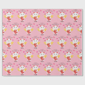 Papier Cadeau Lucky Cat Cupid (Plat)