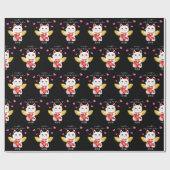 Papier Cadeau Lucky Cat Cupid (Plat)