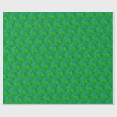 Papier Cadeau Lucky Green 4Leaf Clover (Plat)