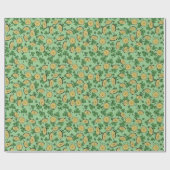 Papier Cadeau Lucky You Green Clover Gold Coins St Patrick's Day (Plat)