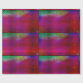 Papier Cadeau Lueur de conception d'armure de panier dans (Plat)