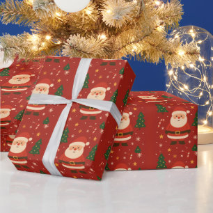 Papier Cadeau Lueur festive des Fêtes