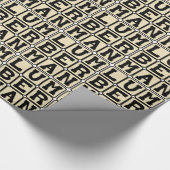Papier Cadeau Lumberman, coupe de bois (Coin)