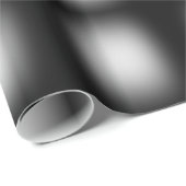 Papier Cadeau Lumière blanche sur noir (Coin rond)