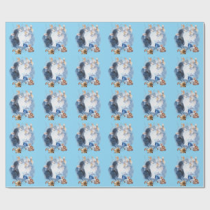 Papier Cadeau Lumière dans la magie du solstice d'hiver sombre