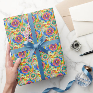 Papier Cadeau Lumière de Diwali