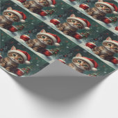 Papier Cadeau Lumière de Noël enchantée (Coin)