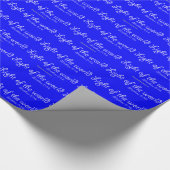 Papier Cadeau Lumière du monde chrétien (Coin)