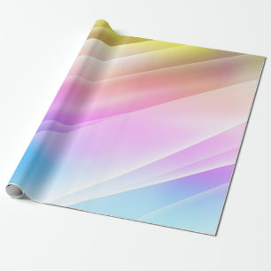 Papier Cadeau Lumière multicolore, couverture arc-en-ciel avec d