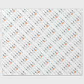 Papier Cadeau Lumière rougeoyante unique de LED (Plat)